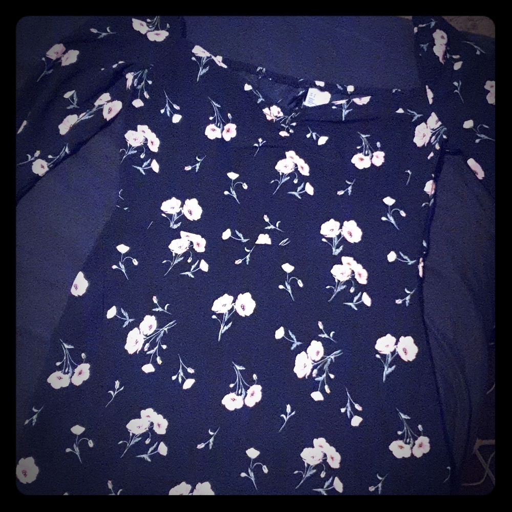Black Flower dress